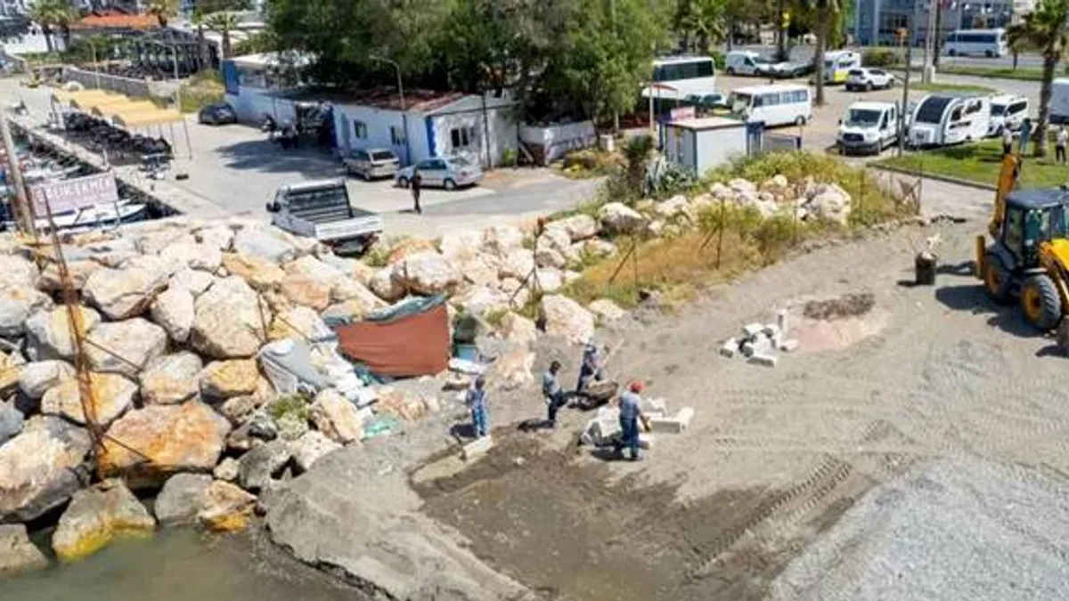 İzmir Güzelbahçe’de tekneler için çekek yeri