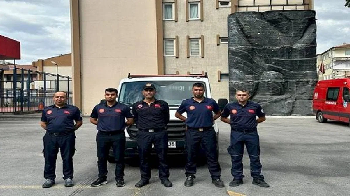 Kayseri itfaiyesi sel mağdurlarının yanında