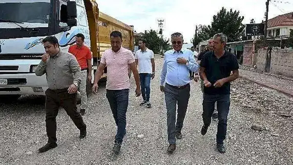 Başkan Topaloğlu, Kuzdere'de altyapı çalışmalarını inceledi