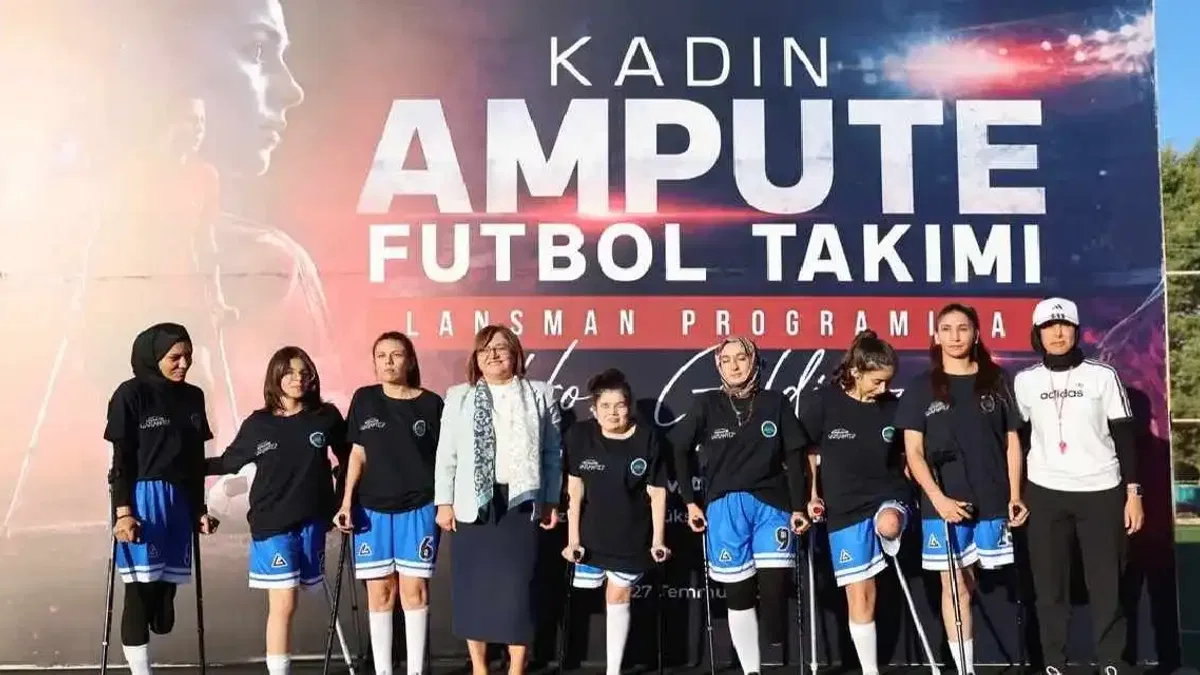 Türkiye'nin ilk kadın Ampute takımı gazi şehirde