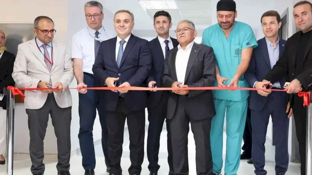 ERÜ Gevher Nesibe Hastanesi'nde yenilenen servise açılış
