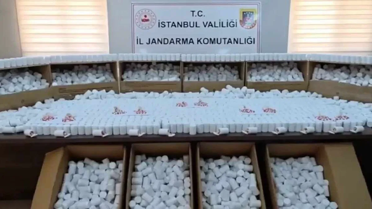 İstanbul'da 257 bin 850 uyuşturucu hap ele geçirildi