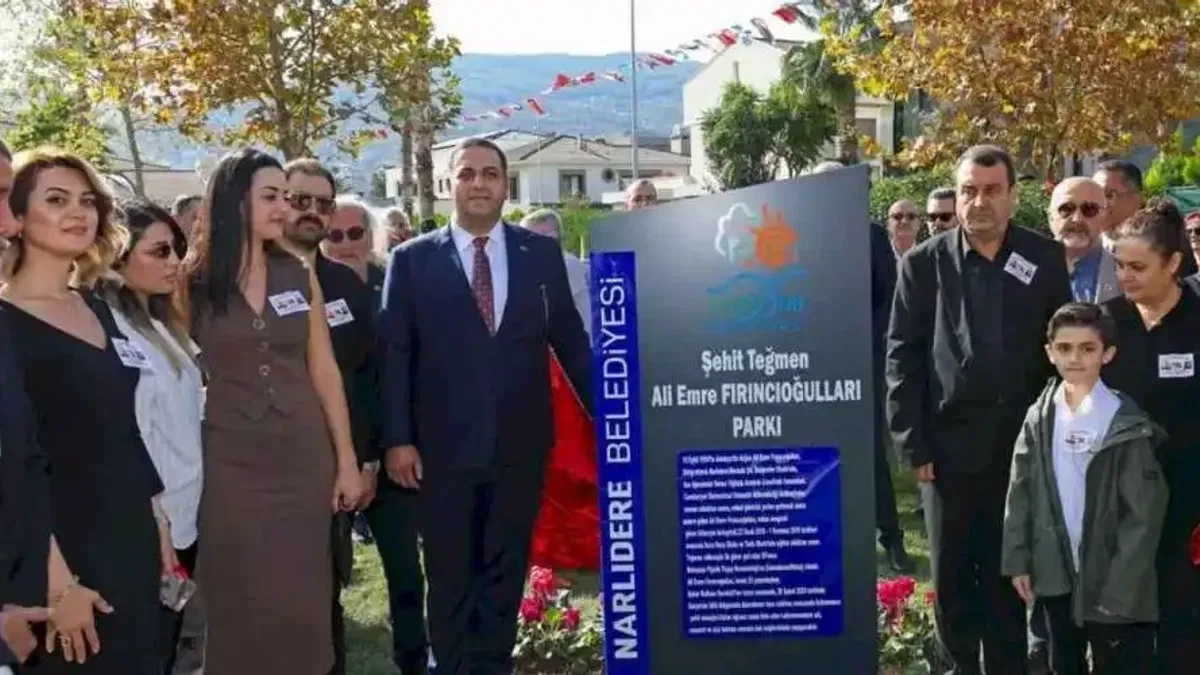 Şehit Teğmen'in adı Narlıdere'de yaşayacak