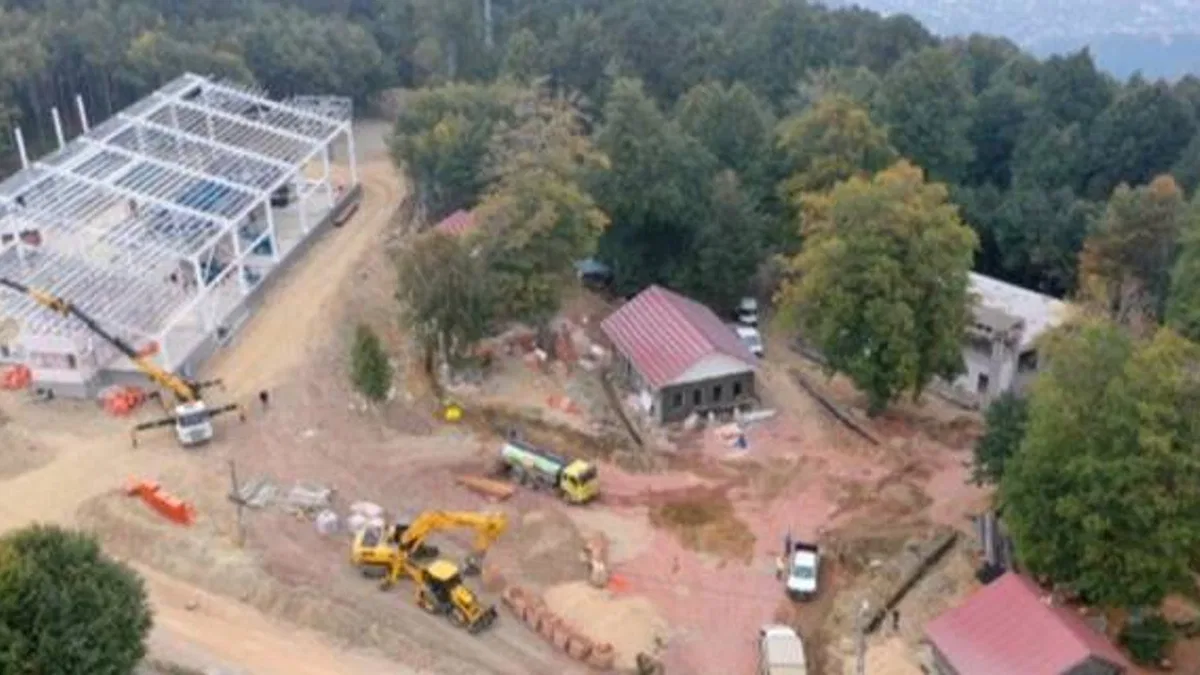 Kocaeli Kuzuyayla'daki sosyal alanlarda hummalı çalışma