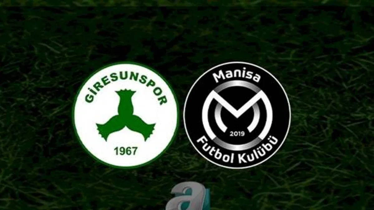 Giresunspor - Manisa FK maçı ne zaman? Saat kaçta? Hangi kanalda? | Trendyol 1. Lig