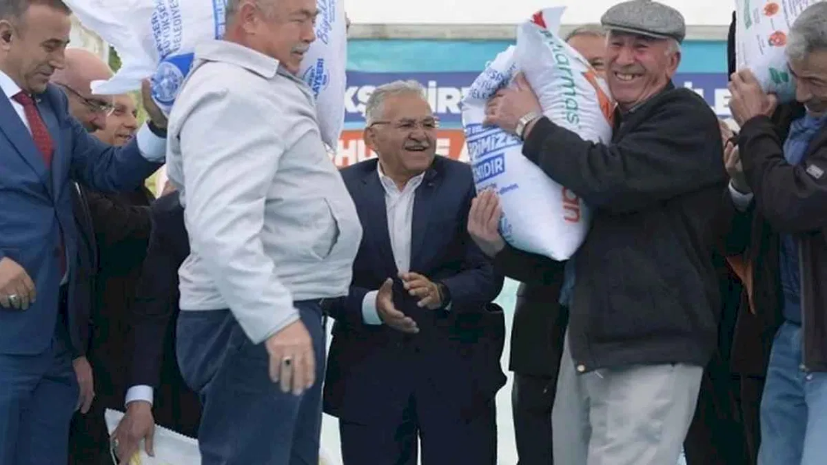 Kayseri'de üreticilere 'büyük' destek