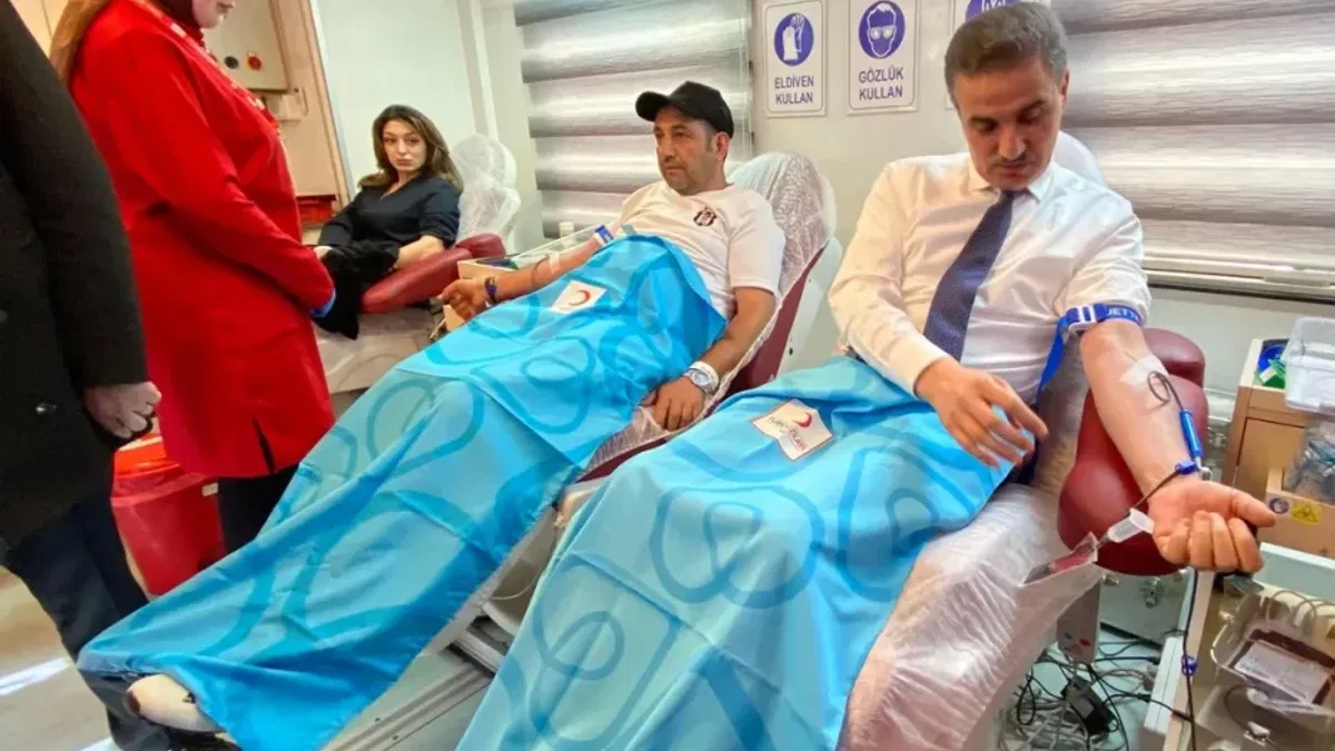 Erzurum’da kan bağışına yoğun destek