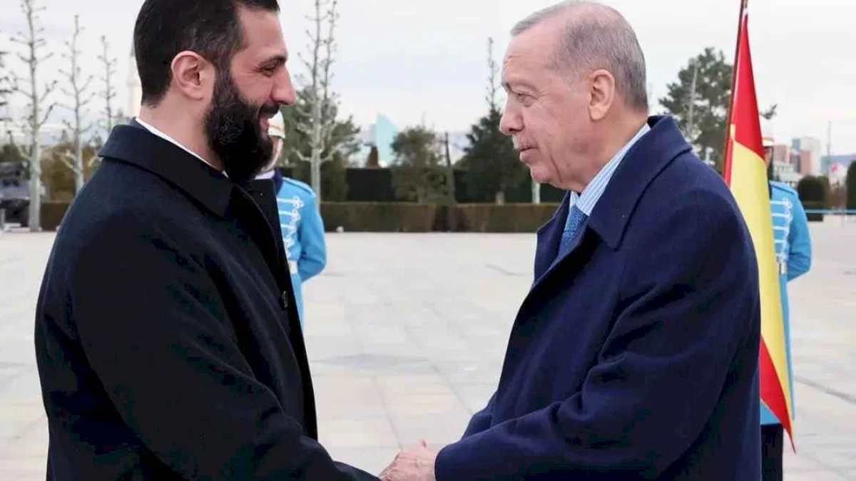 Geçiş dönemi Cumhurbaşkanı Şara, Türkiye'de