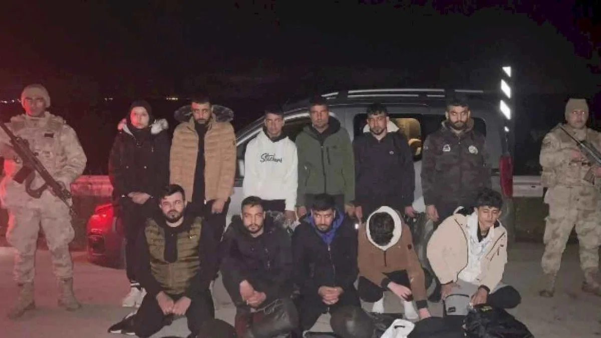 Edirne'de 11 düzensiz göçmen yakalandı