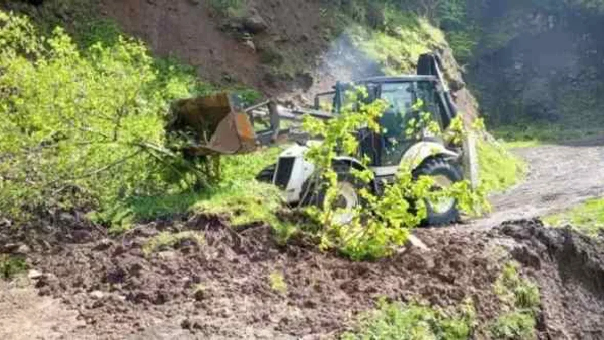 Ordu’da kuvvetli yağış sonrası 120 heyelan