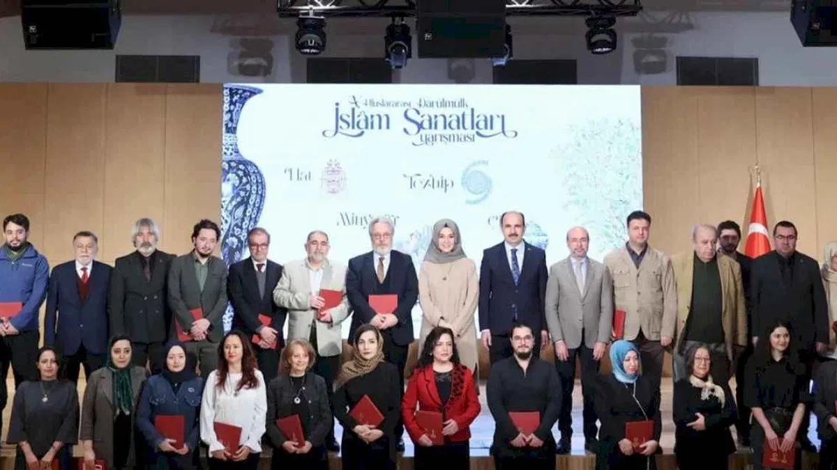 “5. Uluslararası Darülmülk İslâm Sanatları Yarışması”nda ödüller verildi