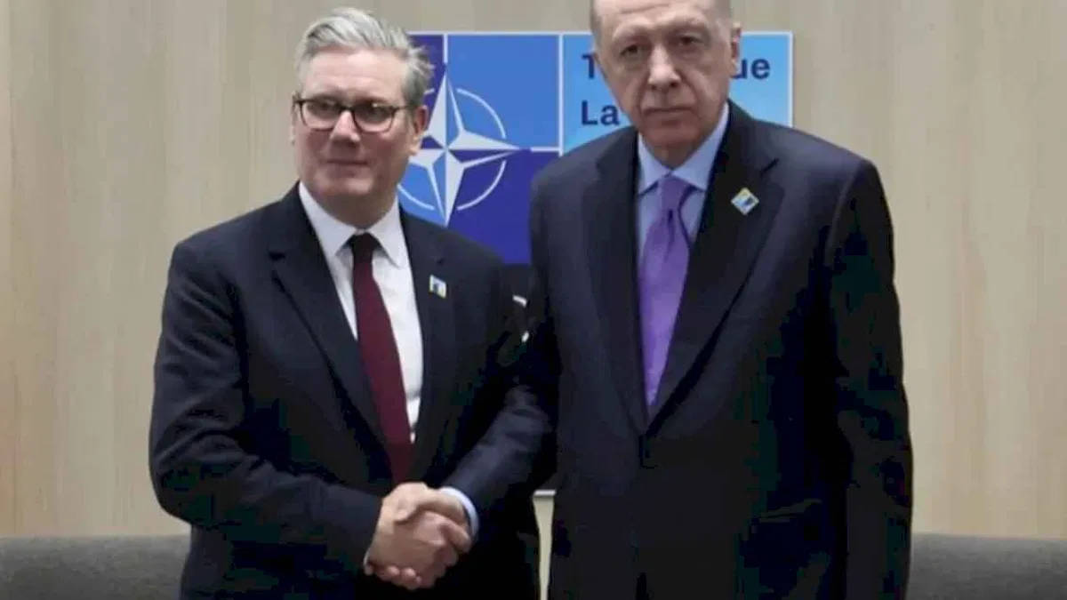 Cumhurbaşkanı Erdoğan, Starmer ile görüştü