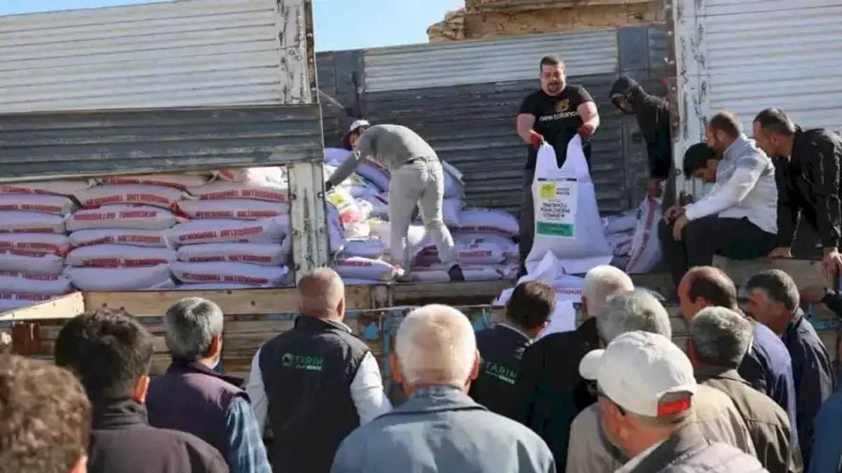 Konya'da çiftçiye mercimek tohumu desteği