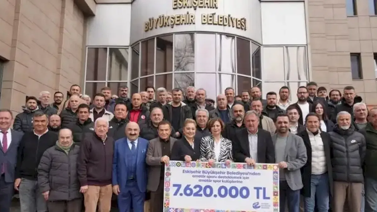 Eskişehir'de amatör spora 7 milyon 620 bin TL destek