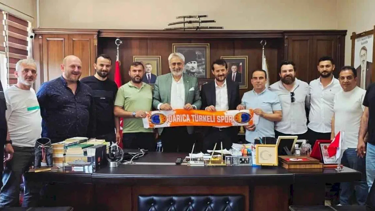 Darıca Türkelispor’dan Aydın’a tebrik ziyareti