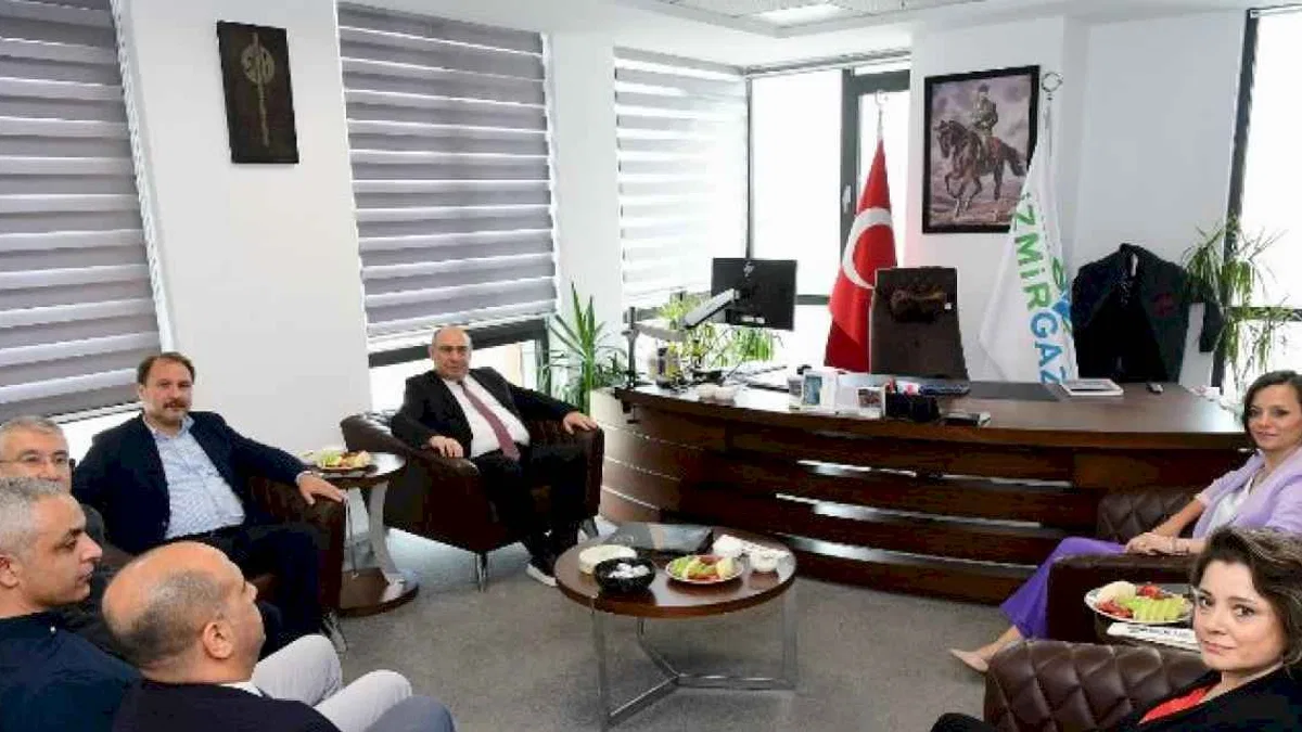 Başkan Kınay’dan İZMİRGAZ ziyareti