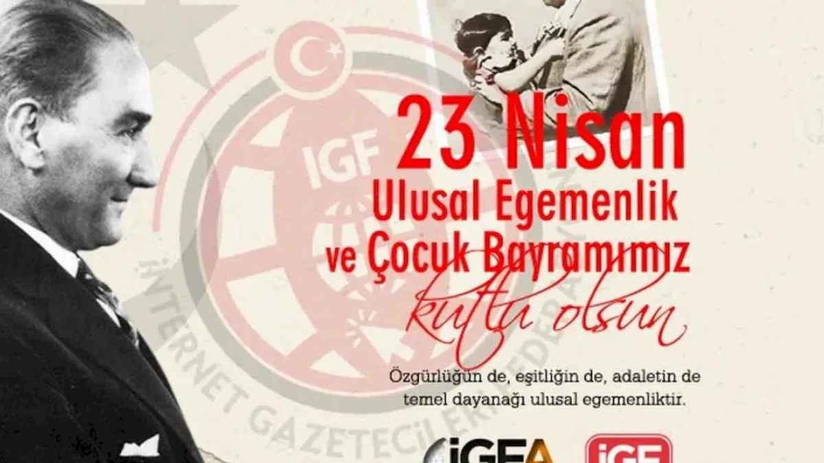 Özgürlüğün ve bağımsızlığın simgesi 23 Nisan'ı coşkuyla kutluyoruz