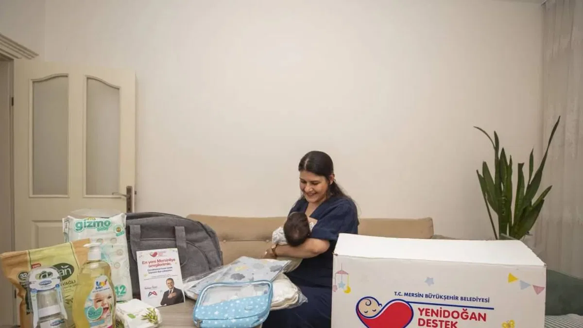 Mersin’de Hoş Geldin Bebek projesiyle ailelere destek