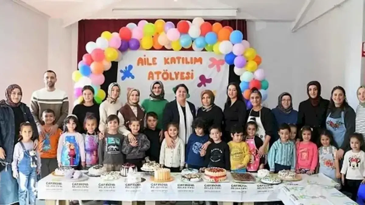 Çocuk kulüplerinde sonbahar ve pasta etkinliği