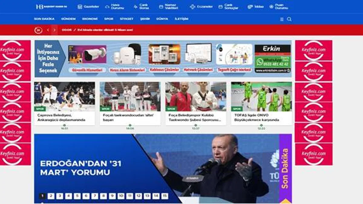 Son dakika haberleri ve güncel gelişmeler bu sitede