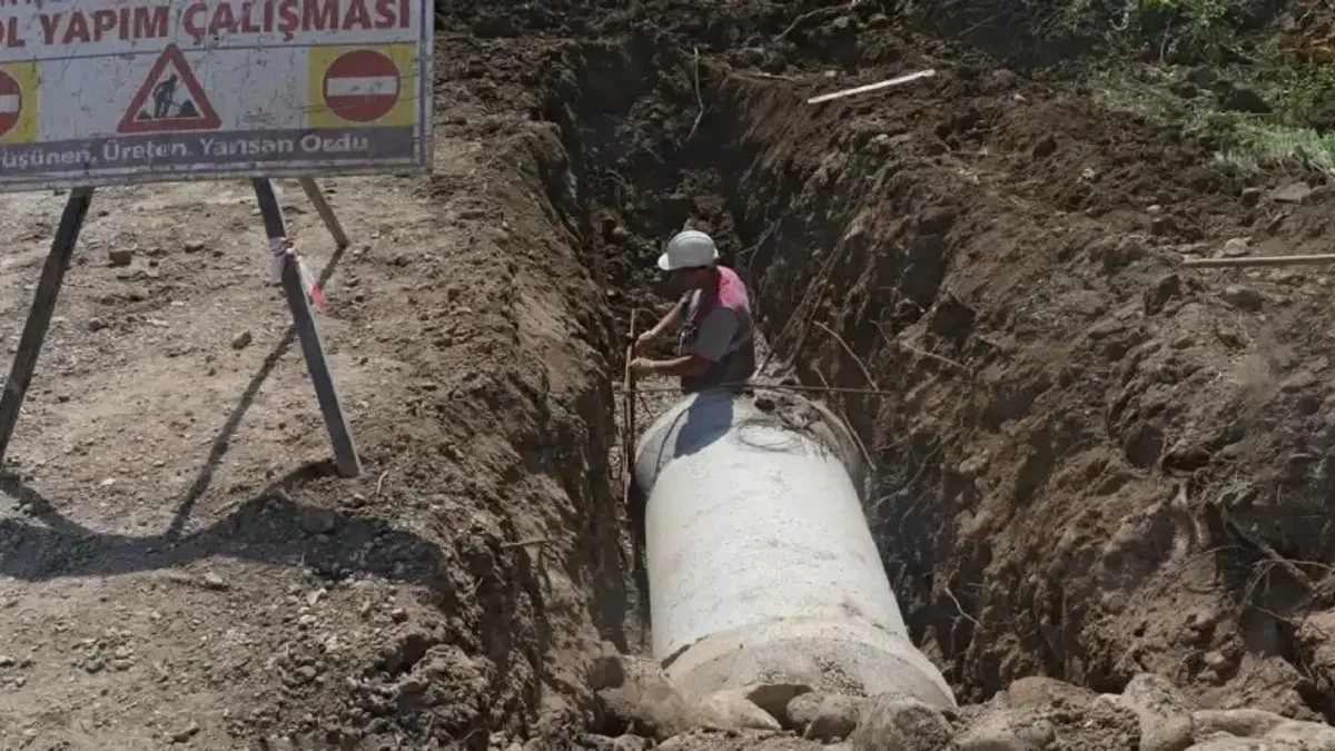 Ordu Fatsa'da altyapı güçlendi