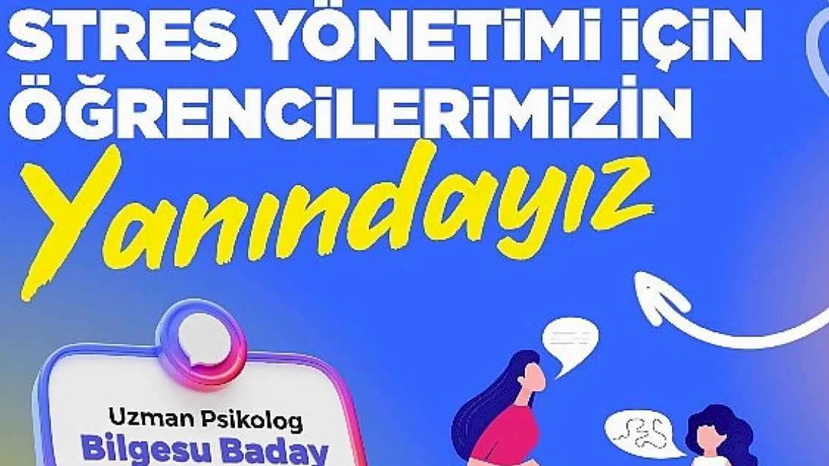 Efes Selçuk Belediyesi sınav kaygısı yaşayan öğrencilerin yanında