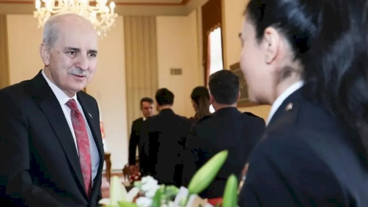 TBMM Başkanı Kurtulmuş, koruma polislerini kabul etti