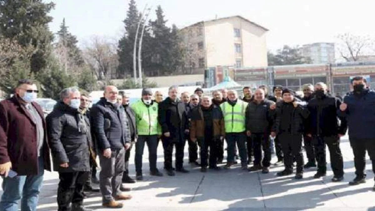 Deprem bölgesindeki temizliğe Kayseri damgası