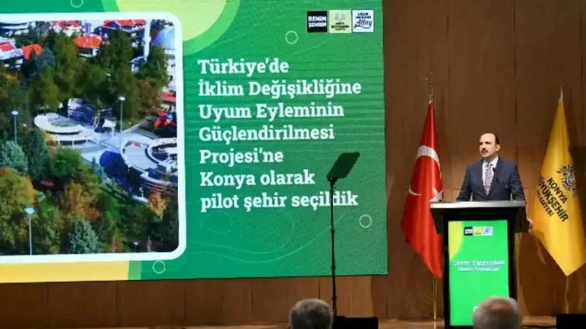 Pilot il Konya'dan 'su tasarrufu' çağrısı