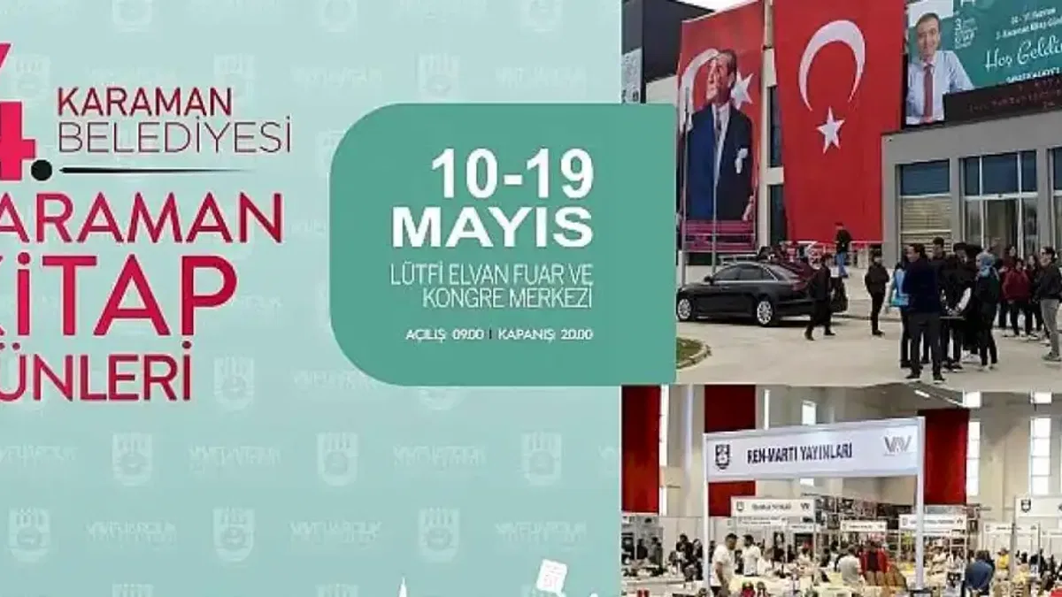 Karaman Belediyesi'nin geleneksel hale getirdiği Kitap Günleri başlıyor