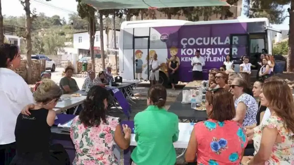 Muğla’da kadınlara ve çocuklara gezici destek