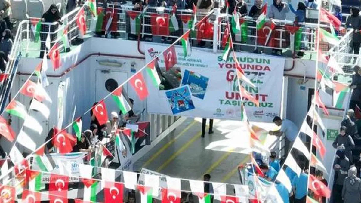 Malatya'dan Gazze'ye ve Sumud Filosu'na destek