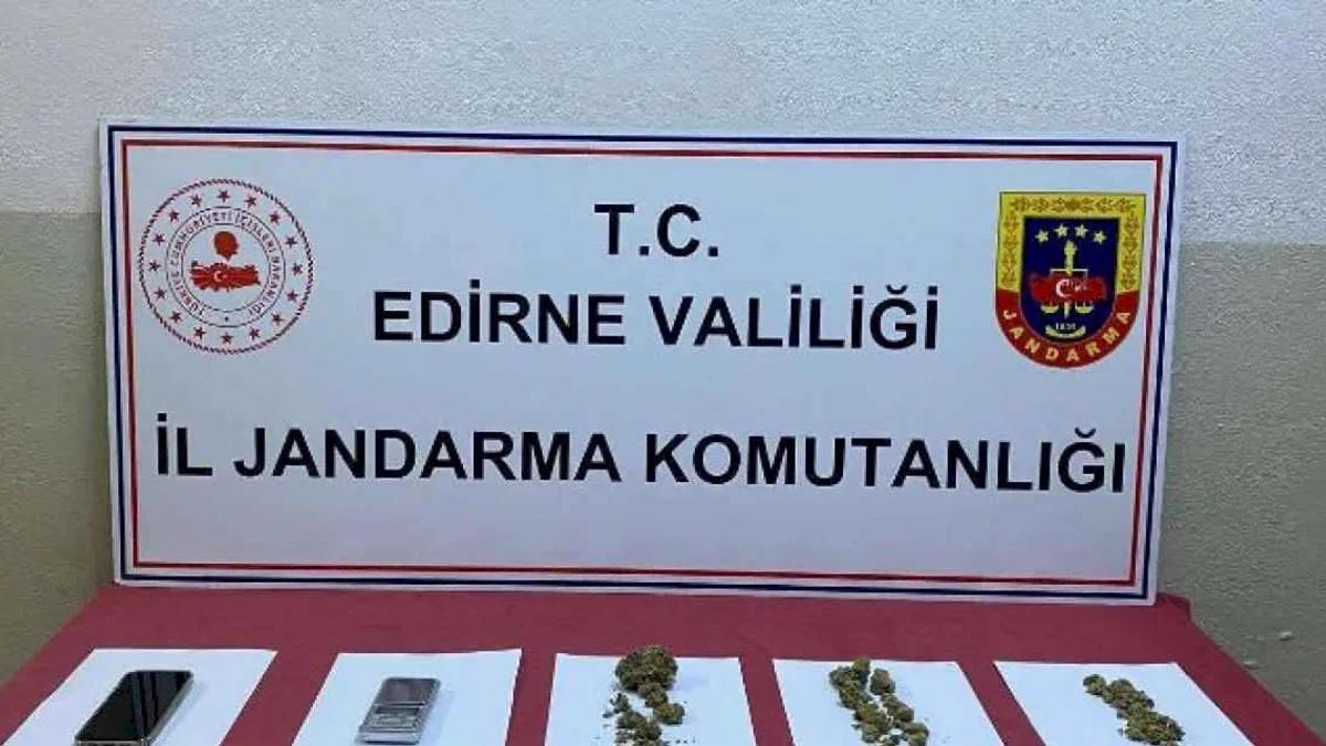 Havsa'da uyuşturucu operasyonu