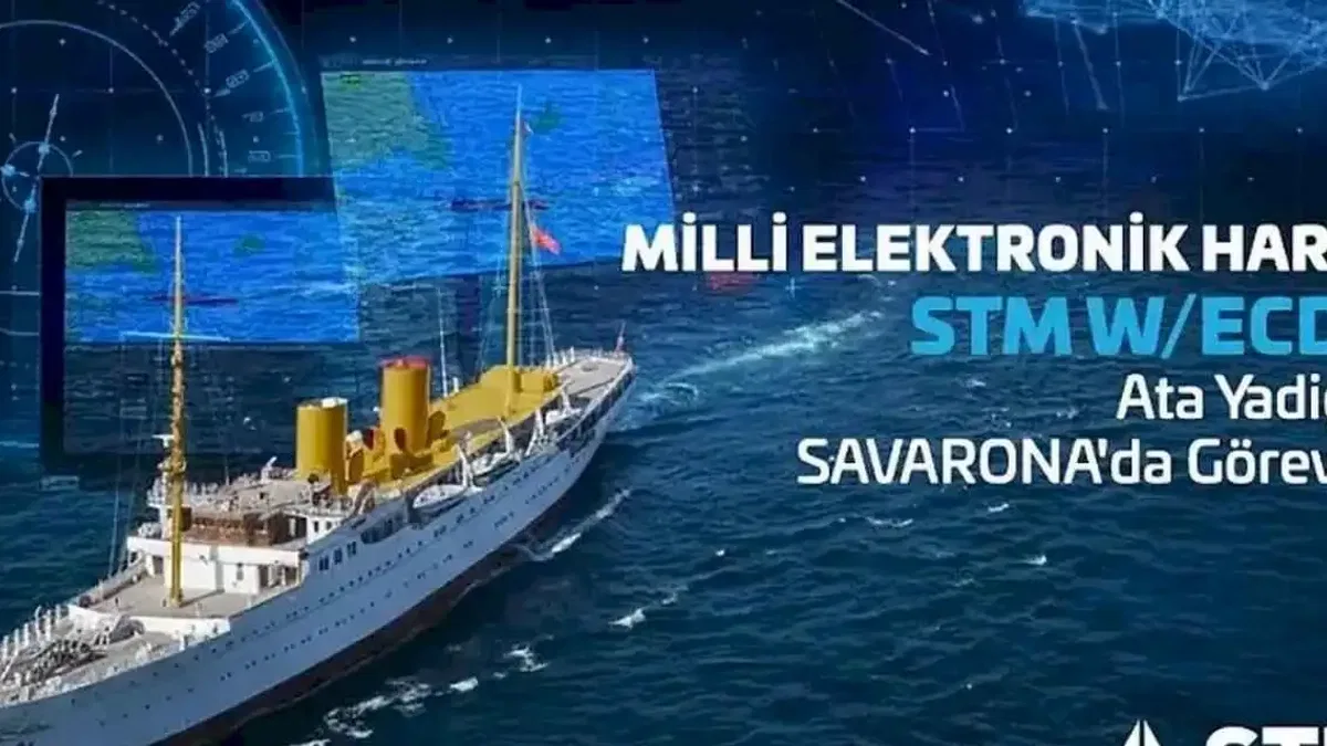 TCG SAVARONA STM’nin Milli Seyir Sistemi ile Görev Yapacak