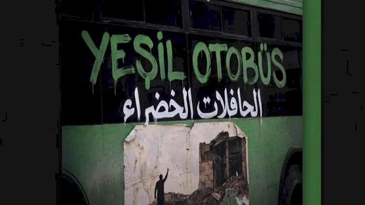 Gaziantep'te 'Yeşil Otobüs ' için ilk gösterim heyecanı