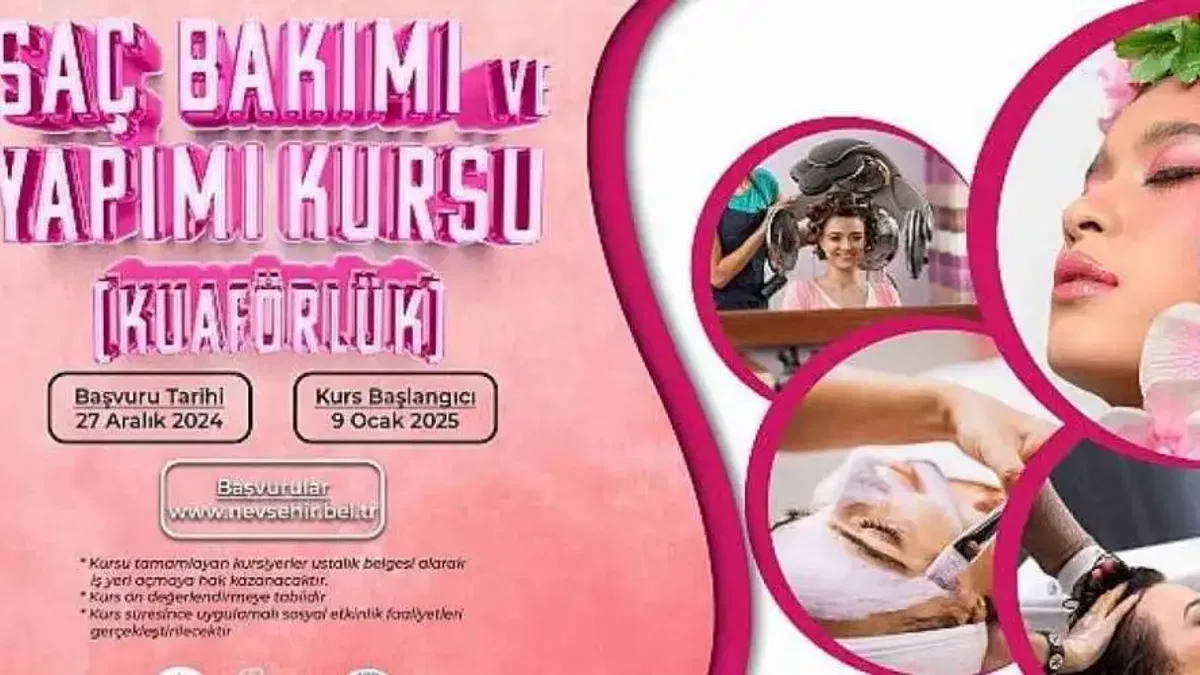 KAPEM'de Saç Bakımı ve Yapımı Kursu (Kuaförlük) Açılacak