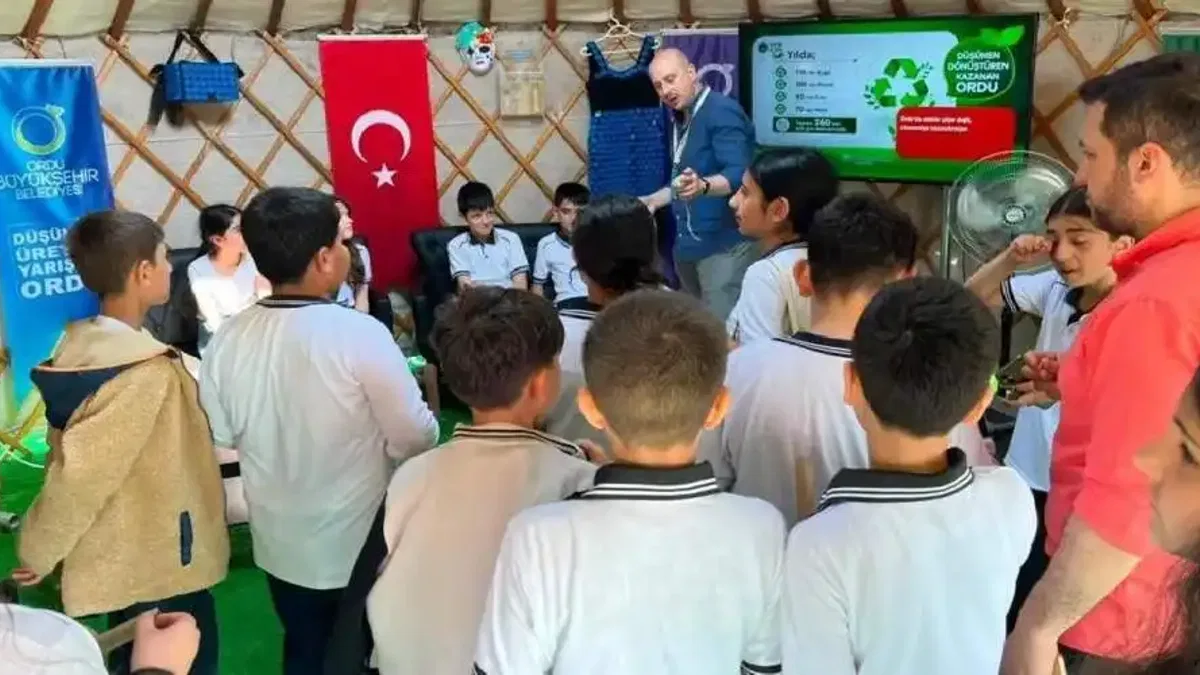 Ordu Büyükşehir Belediyesi Sıfır Atık Festivali’nde çalışmalarını tanıttı