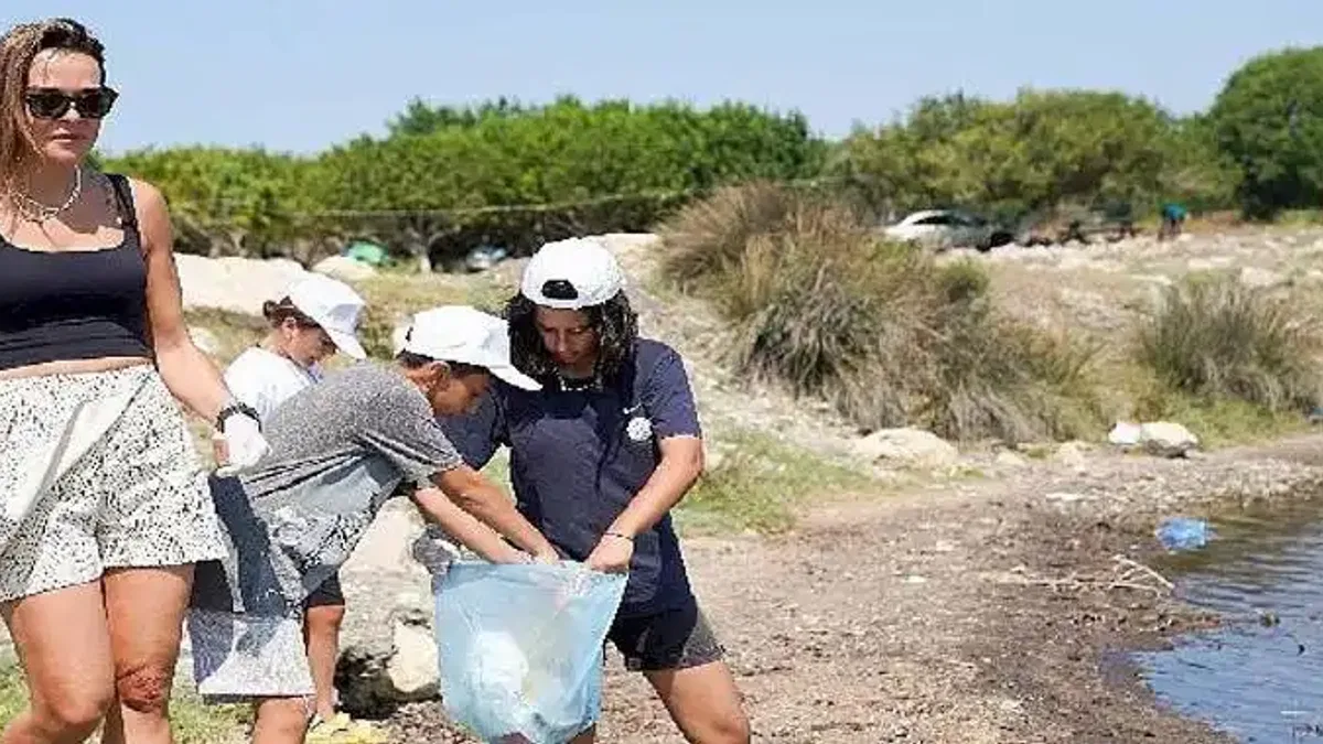 Antik kentte çevre temizliği