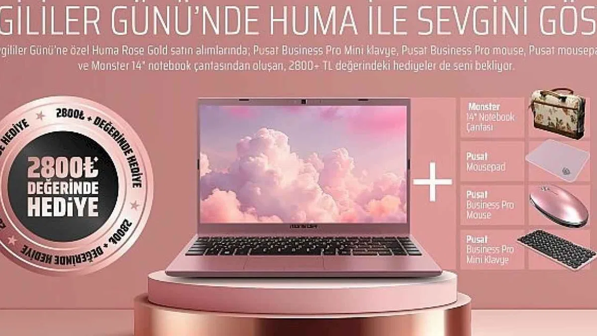 Göz alıcı tasarım, güçlü performans Sevgililer Günü'ne özel Huma Rose Gold!