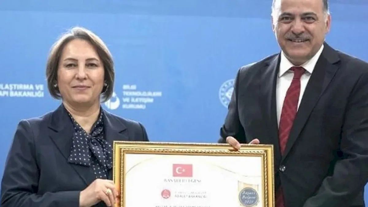 Adalet Bakanlığı'na dijital dönüşüm ödülü