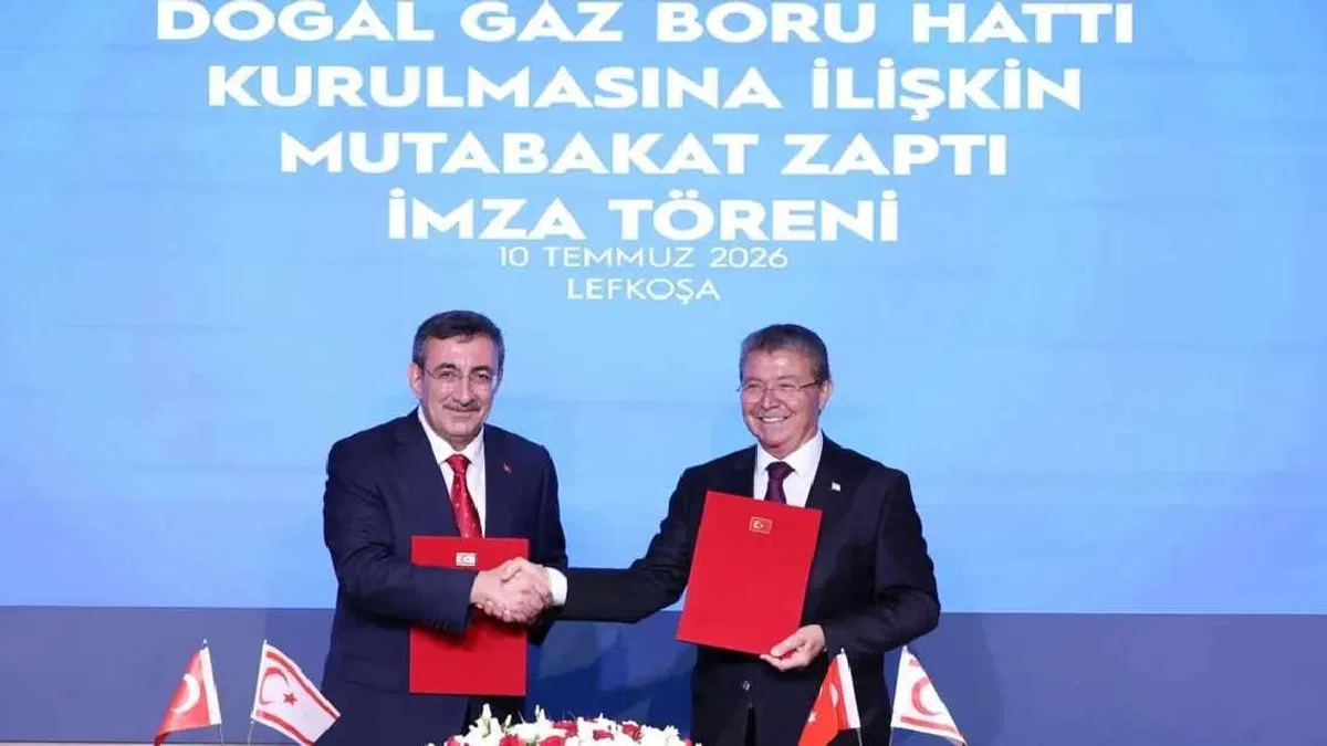 Türkiye ile KKTC arasında doğal gaz boru hattı için tarihi adım