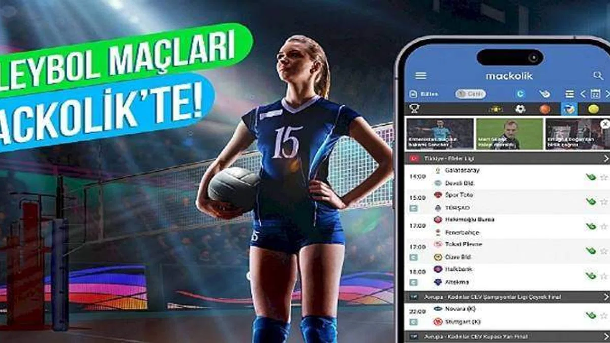 Voleybol rekabeti Mackolik'te yaşanacak