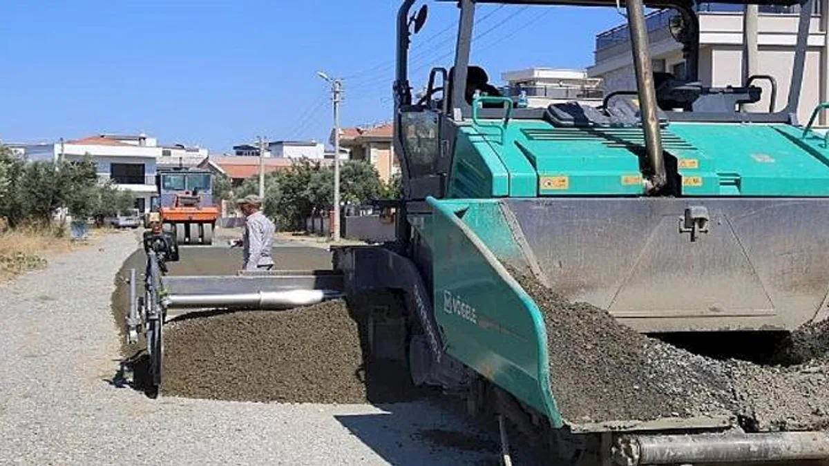 Burhaniye Belediyesi'nden 11 Mahalle'de 100.000 M² Sathi Kaplama Yol Seferberliği!