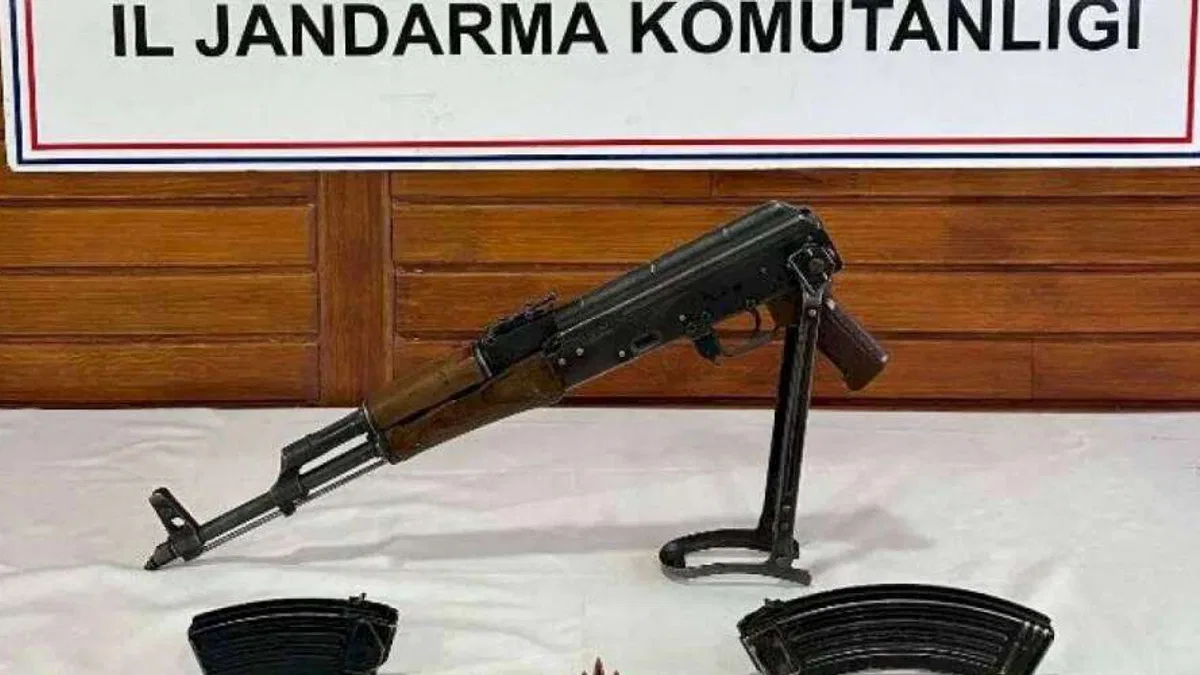 Adıyaman'da Jandarma evde piyade tüfeği ele geçirdi