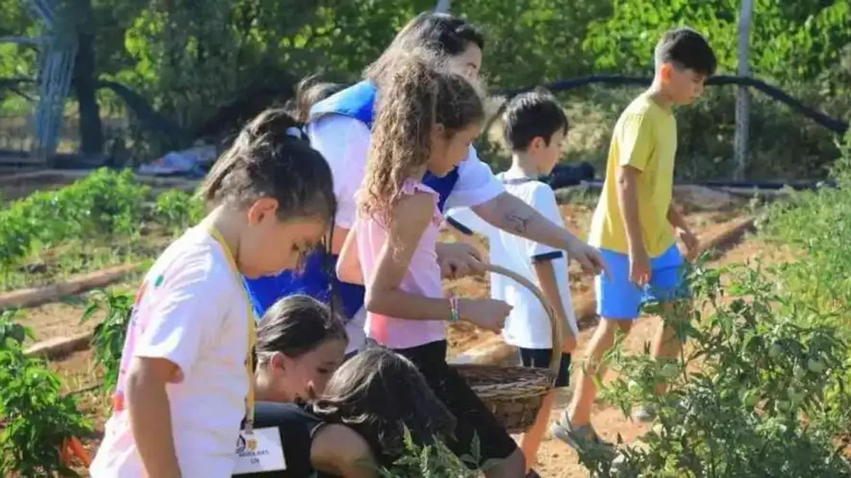 Muğla’da minik eller hasat sevinci yaşadı