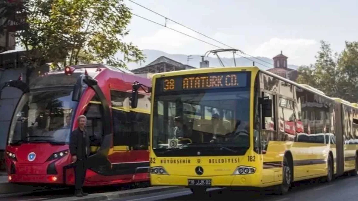 Bursa’da 19 Mayıs’ta ulaşım ücretsiz