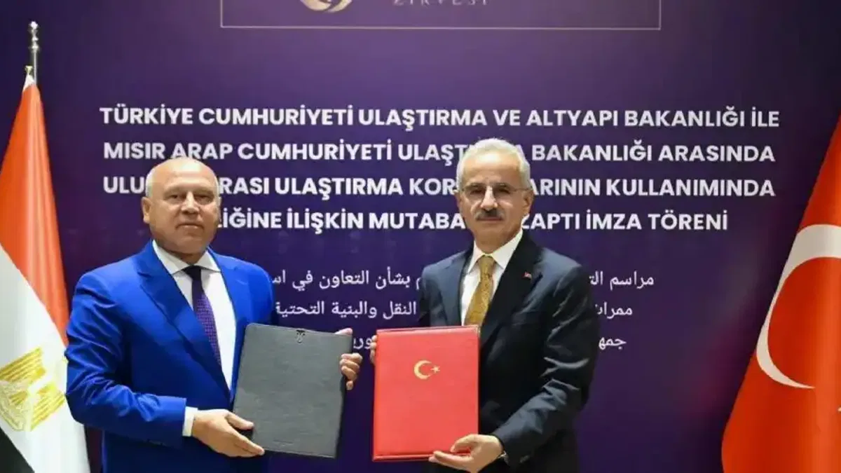Türkiye ile Mısır arasında ulaştırma koridorları için iş birliği