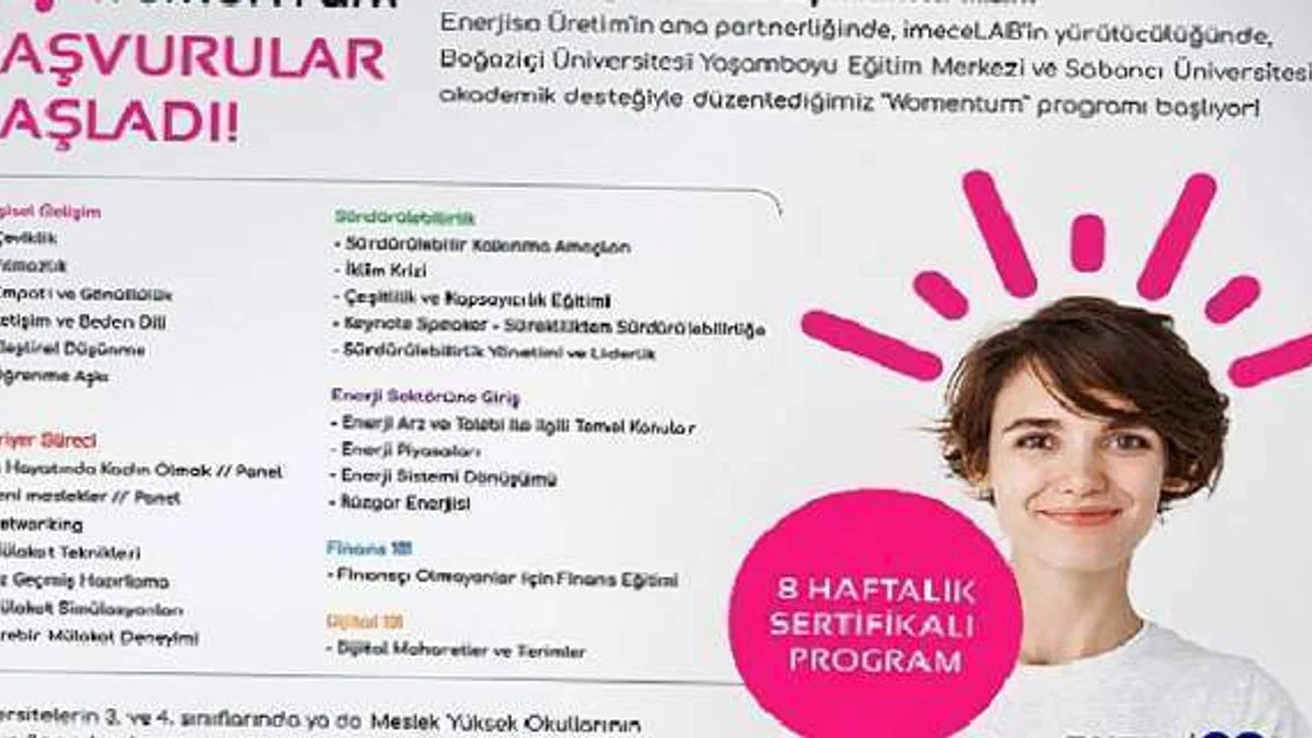 Womentum Programı, Kadın Öğrencilere Kariyer Yolculuklarında Destek Olacak