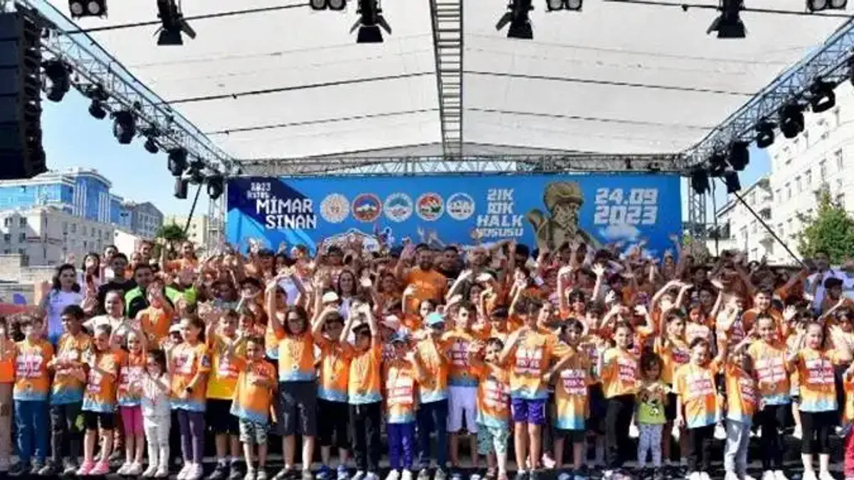 Kayseri Büyükşehir'den özel çocuklara maraton