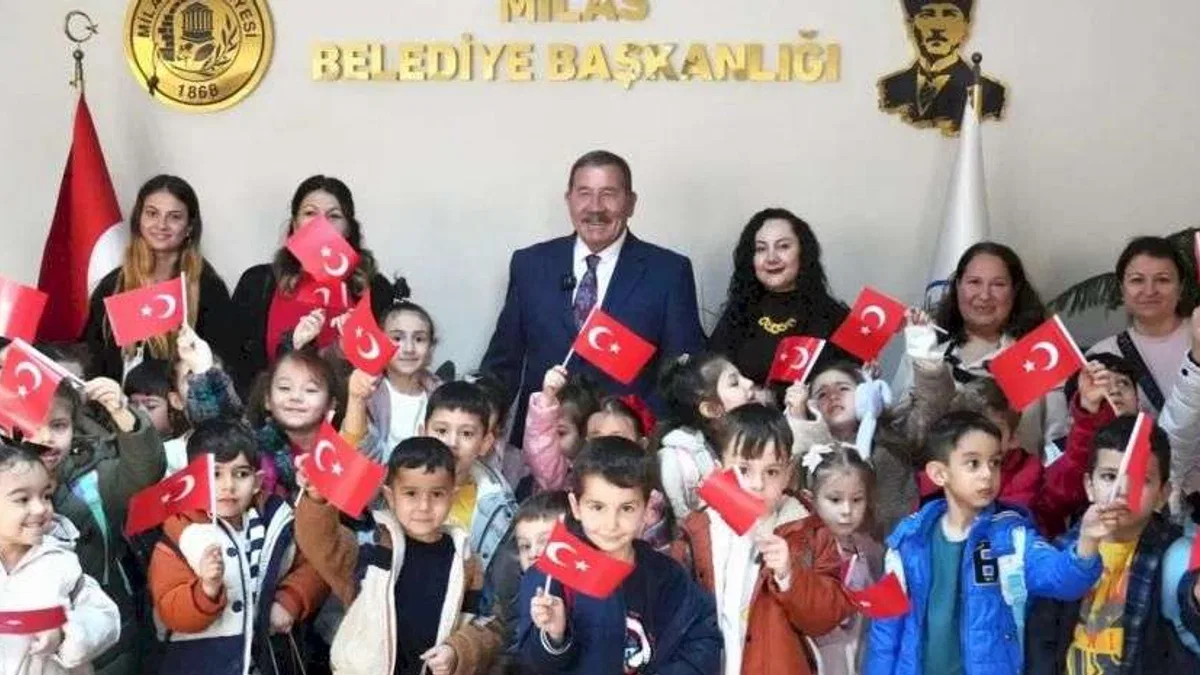 Muğla Milas’ta anaokulu öğrencileri yerel yönetimleri tanıdı